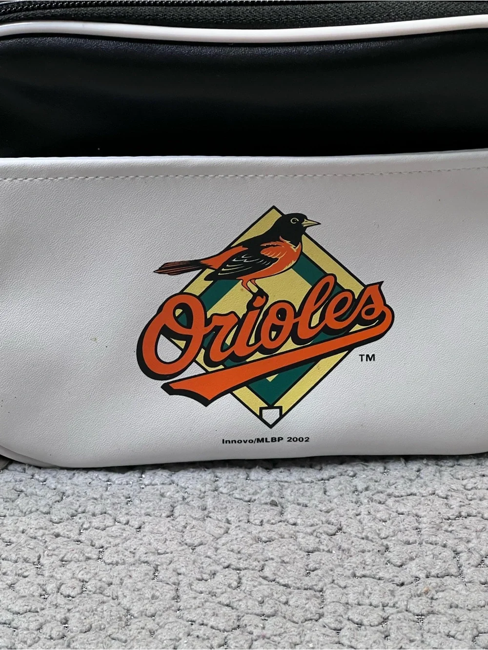 Y2K Vintage Baltimore Orioles Lunch Bag Collector Edition Black And White
